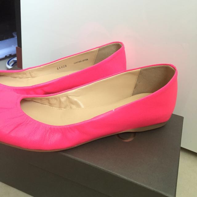 Authentic J. Crew Cece Leather Ballet Flats Women s Fashion Footwear Flats on Carousell