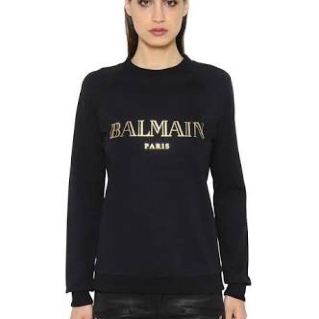 balmain jumper grey