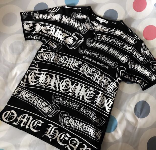 Comme des garcons top x chrome hearts tee