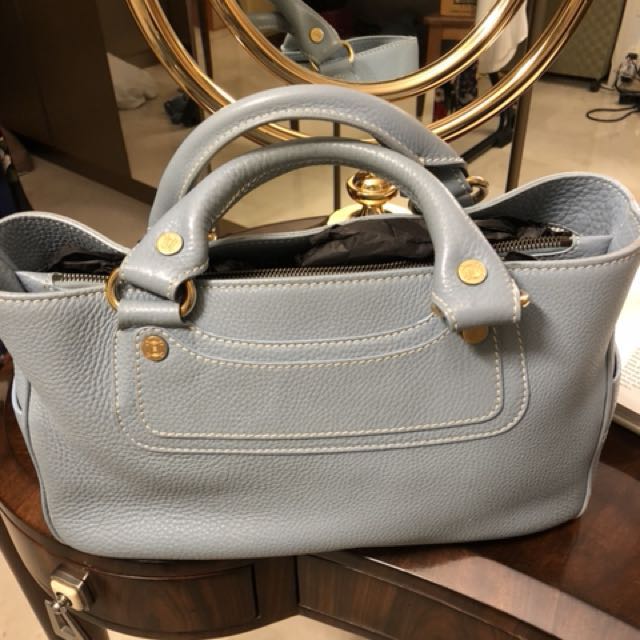 Celine baby blue boogie bag