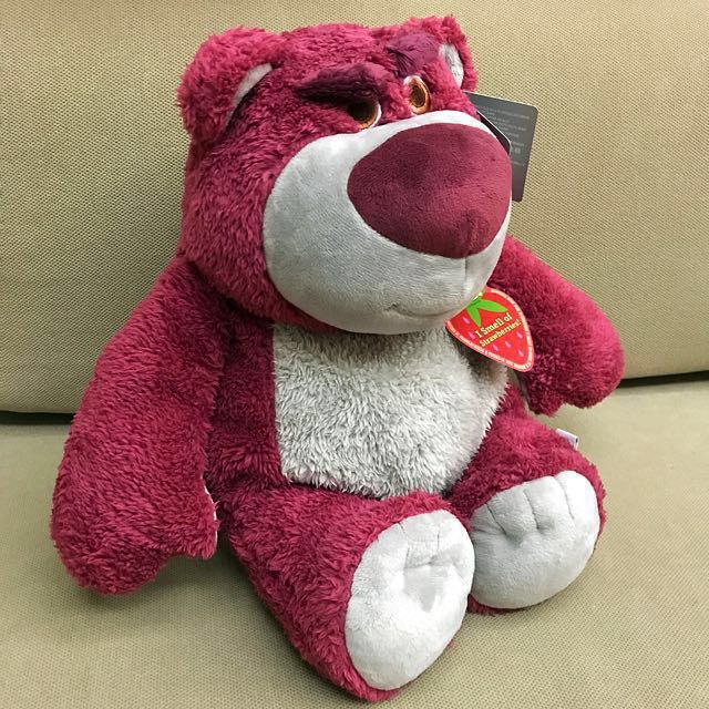 Disney Authentic Toy Story 3: Lotso Bear Plush W/ Strawb…