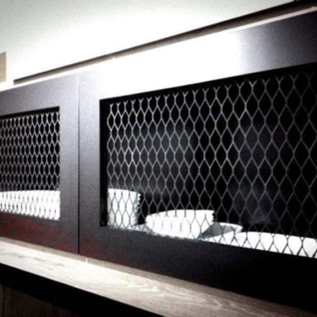 expended wiremesh cabinet door, furniture, shelves & drawers
