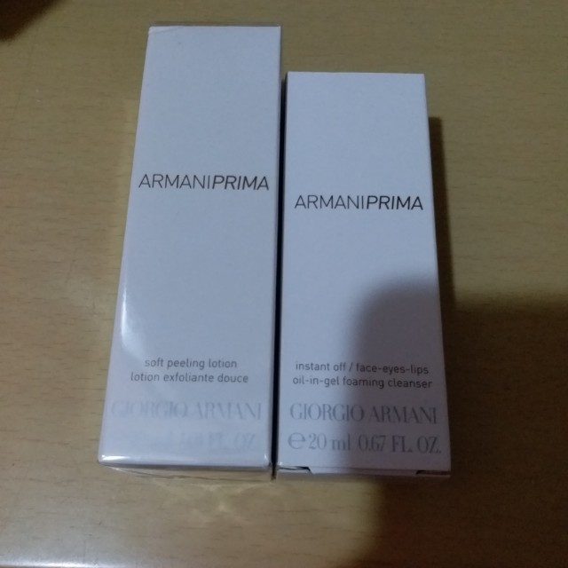 Giorgio Armani Prima Soft Peeling Lotion 30ml Oil In Gel Foaming