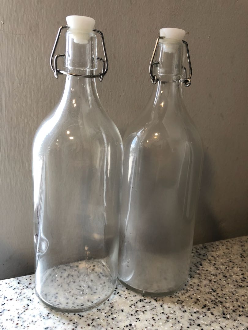 New Ikea Glass Bottle Kitchen Appliances On Carou Photo