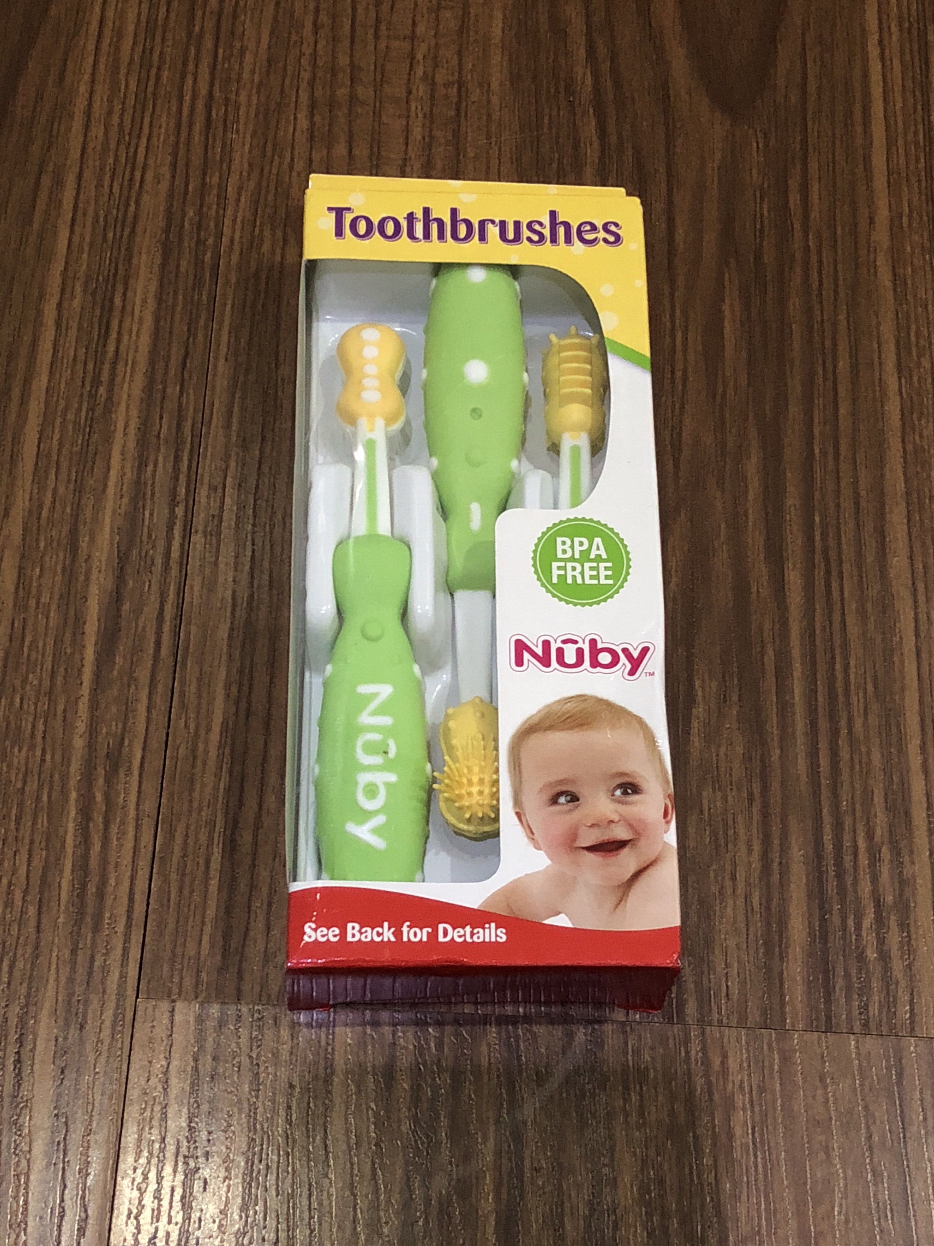 nuby toothbrush set