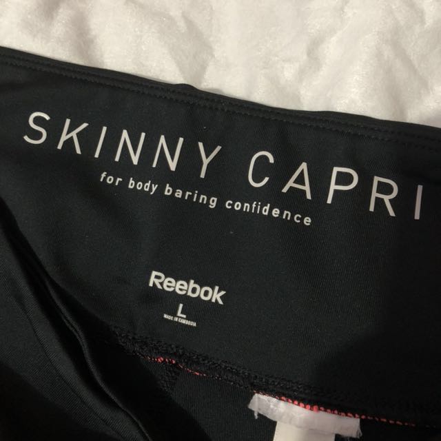 reebok skinny capri