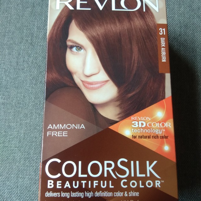Revlon Colorsilk Hair Dye In 31 Dark Auburn Halal On Carousell