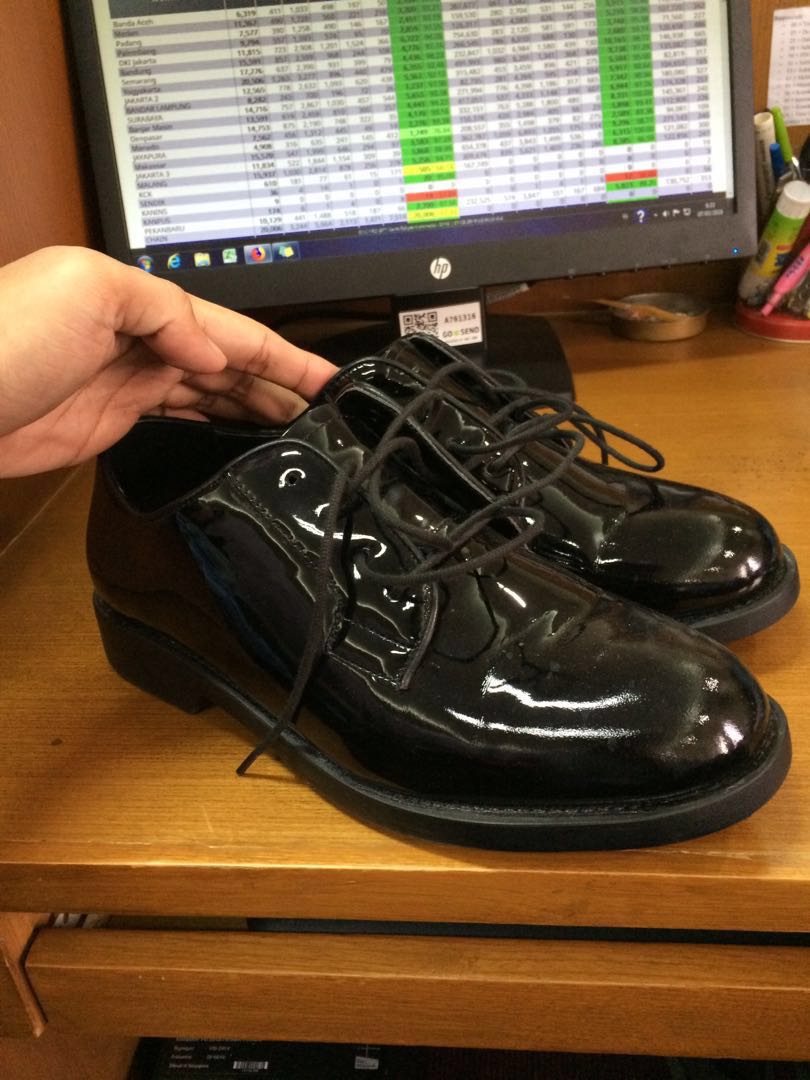 Sepatu Pdh Tni Ad Kilap Fesyen Pria Sepatu Di Carousell