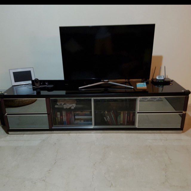 Tv Glass Cabinet Furniture Others On Carousell