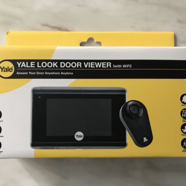 Yale Look Door Viewer With Wifi Furniture Others On Carousell
