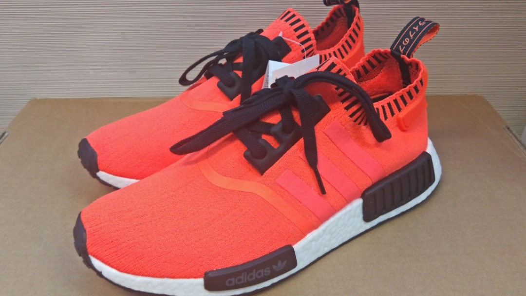 adidas nmd r1 orange noise