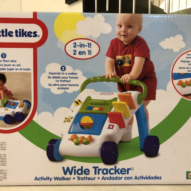 little tikes wide tracker activity walker