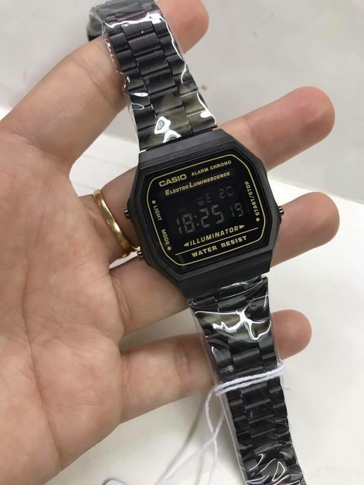 casio black matte watch