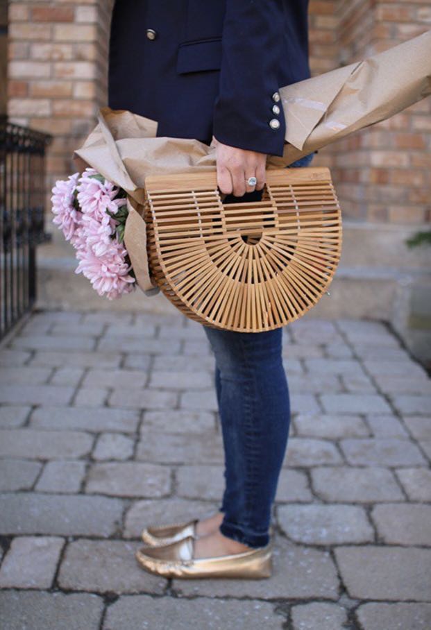 Cult Gaia Inspired Bamboo Ark Bag