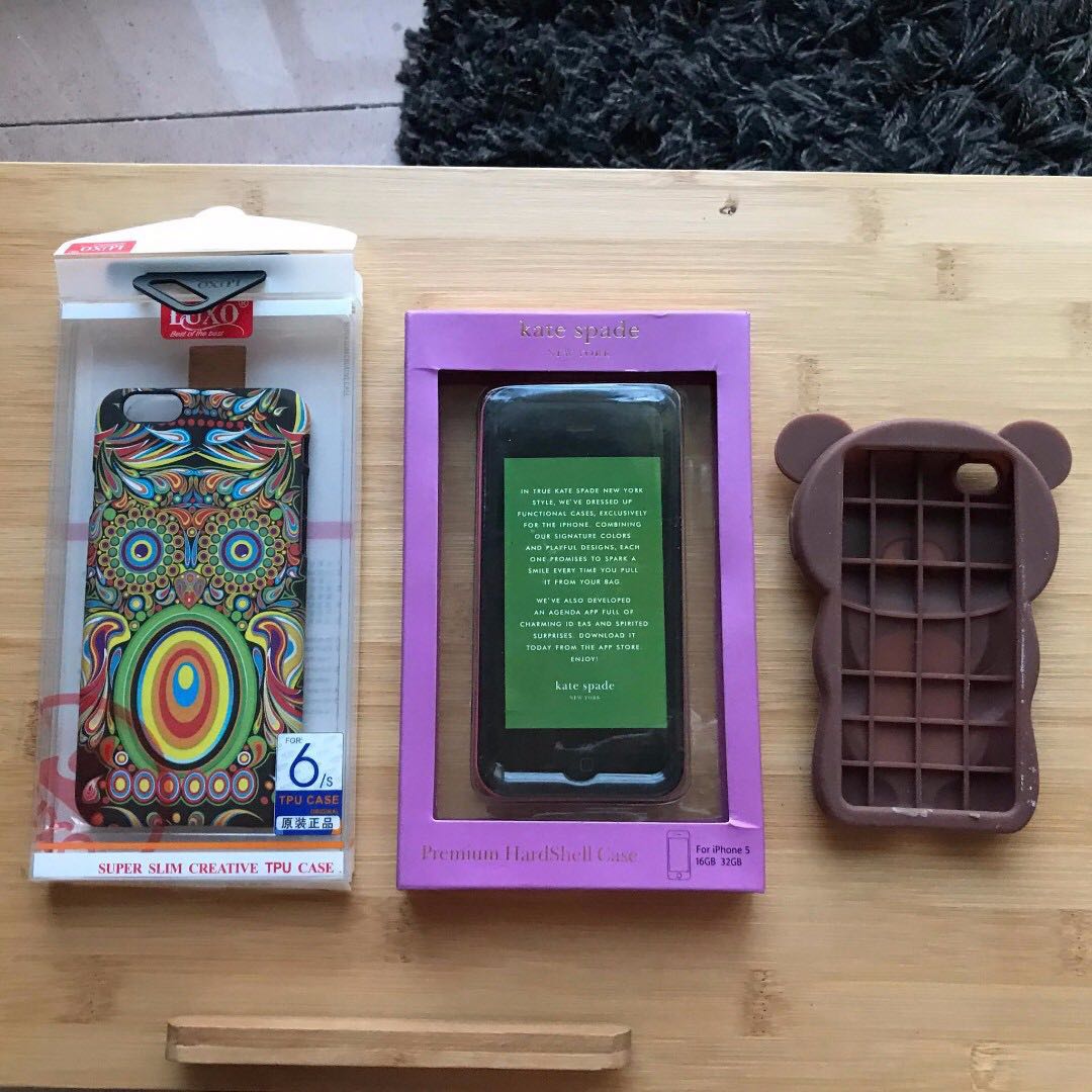 Cute iPhone 6,5,4 Cases (Category: Cases & Sleeves) located in Manila. Submitted by jmedv (Listing ID 144087699, Image 2). Description: Colorful owl iphone 6 case (never used) - P150 Kate Spade iphone 5 case (never used) - SOLD Rilakkuma bear iphone 4 case (moderately used) - P100.