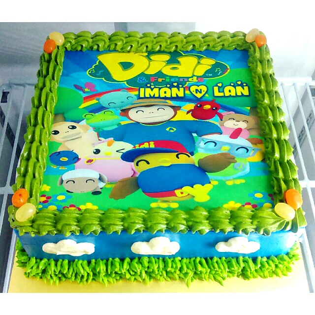Didi And Friends Customise Photo Cake Food Drinks Baked Goods On Carousell