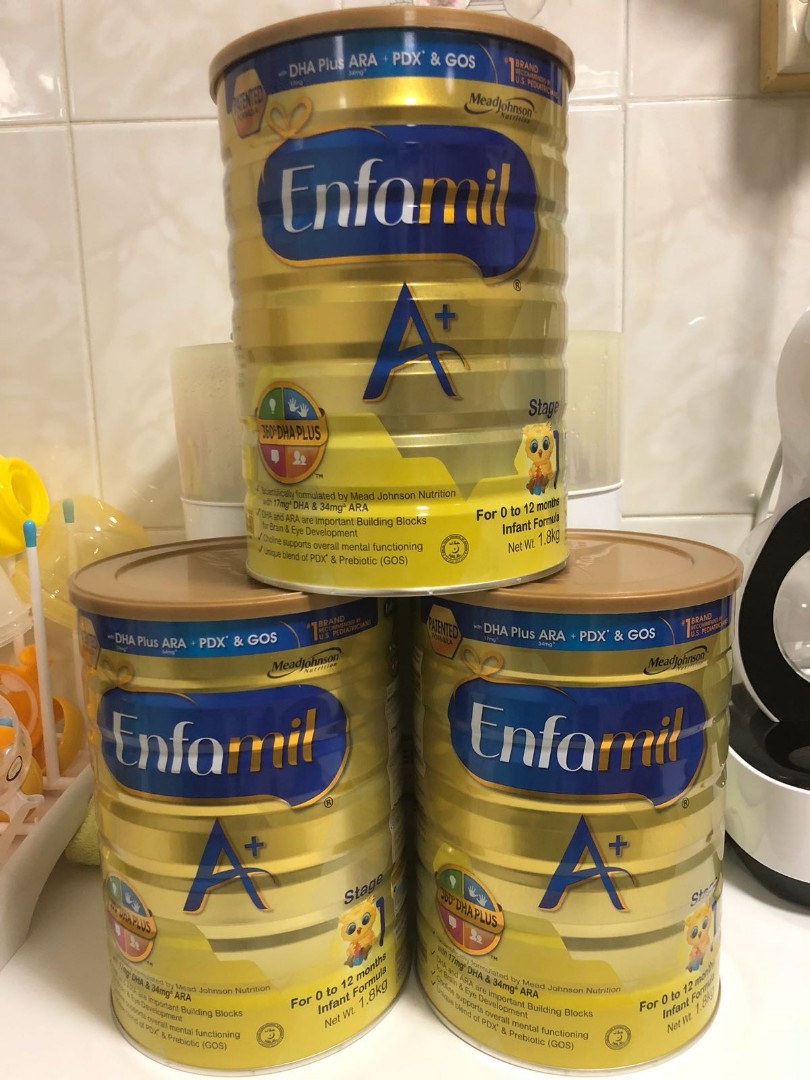 Enfamil Milk Powder Stage 1, Babies & Kids, Nursing & Feeding, Breastfeeding & Bottle Feeding on