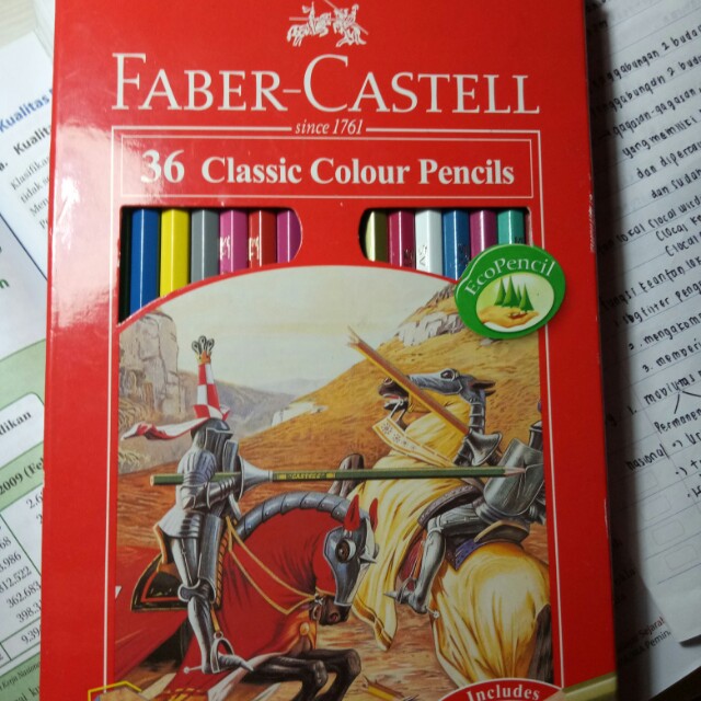 Faber Castell Pensil Warna Isi 36 Design Craft Craft Supplies