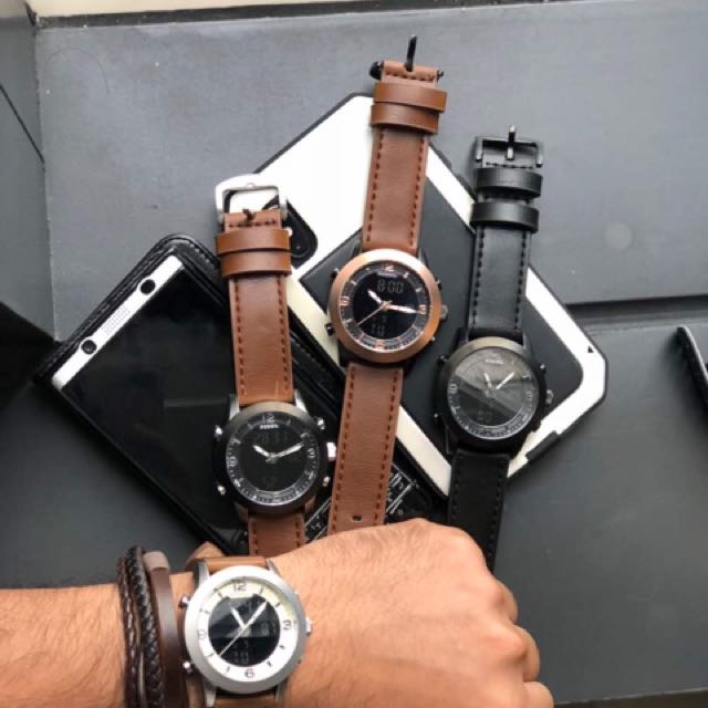 fossil pilot 54 analog digital