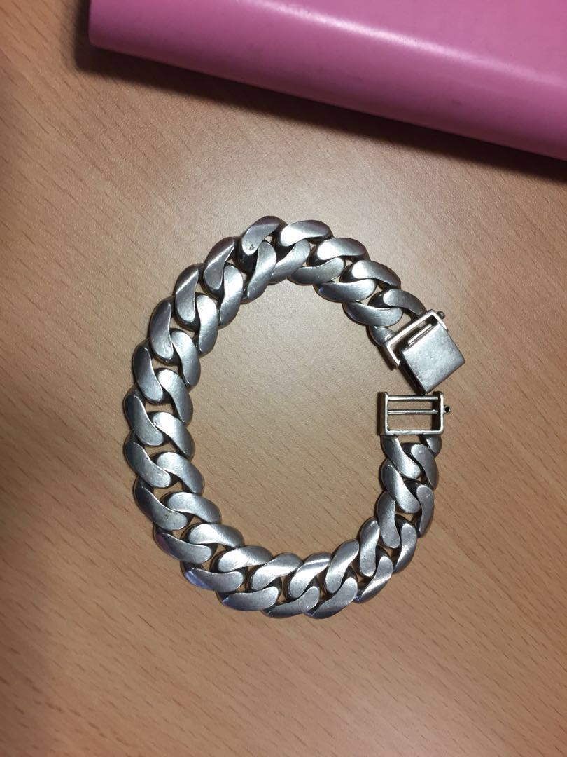 Gelang tangan silver Bangle lelaki bracelets