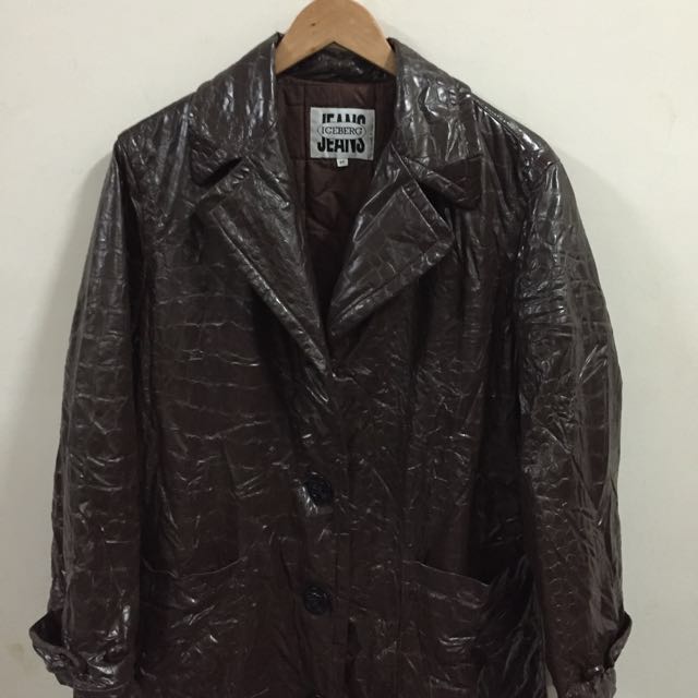 Iceberg Jeans Made In Italy Long Jacket, Men's Fashion, Coats, Jackets