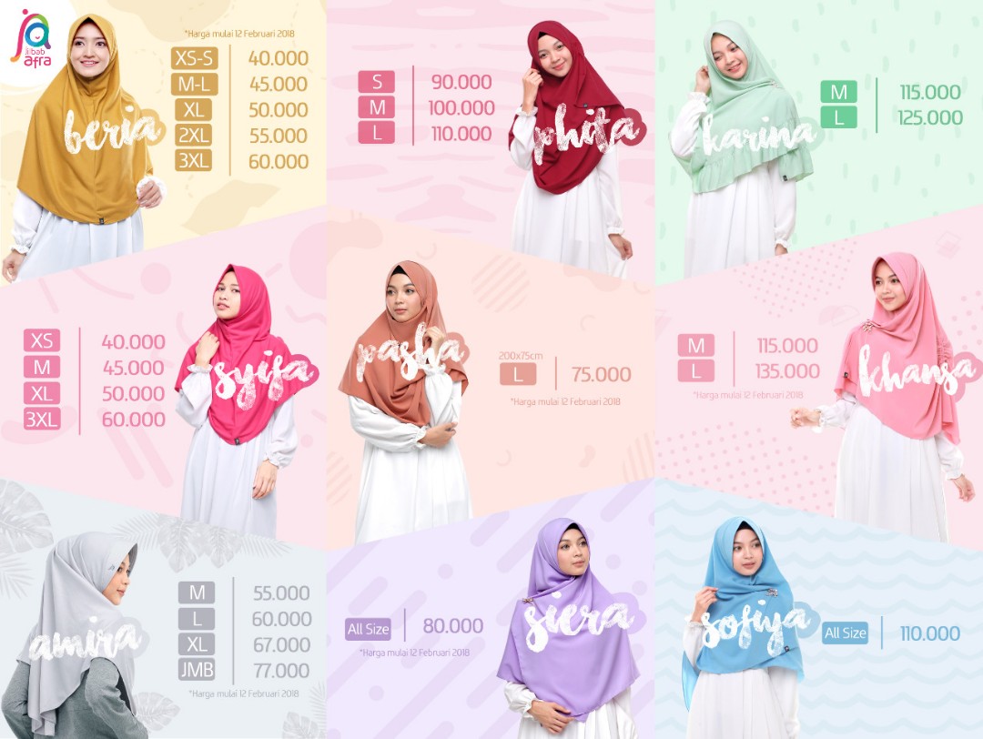 Model Kerudung Afra Womens Fashion Womens Clothes On Carousell