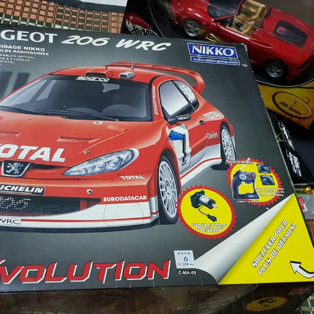 nikko rc peugeot 206 wrc