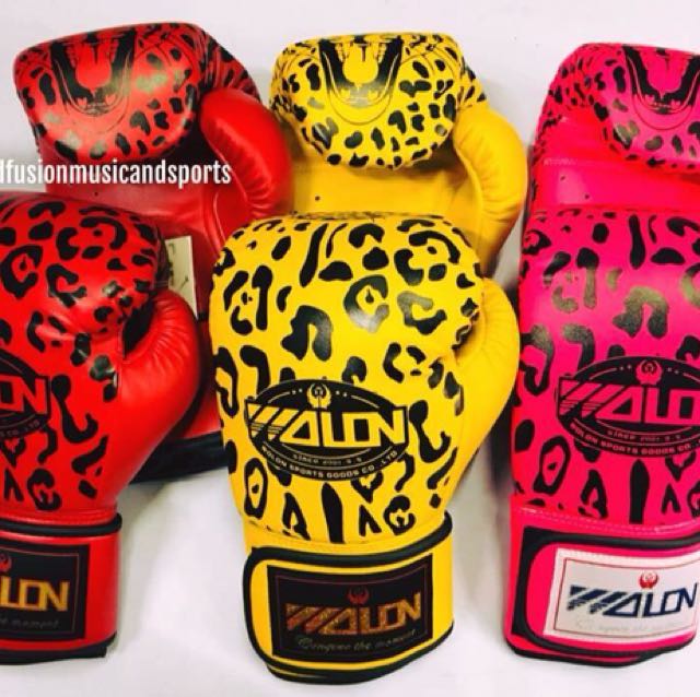 leopard boxing gloves