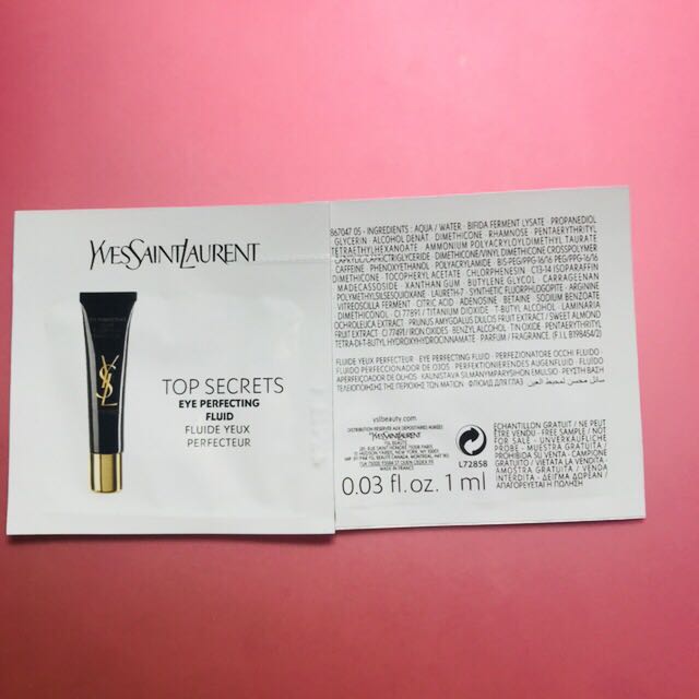 Top secret eye sales perfecting fluid