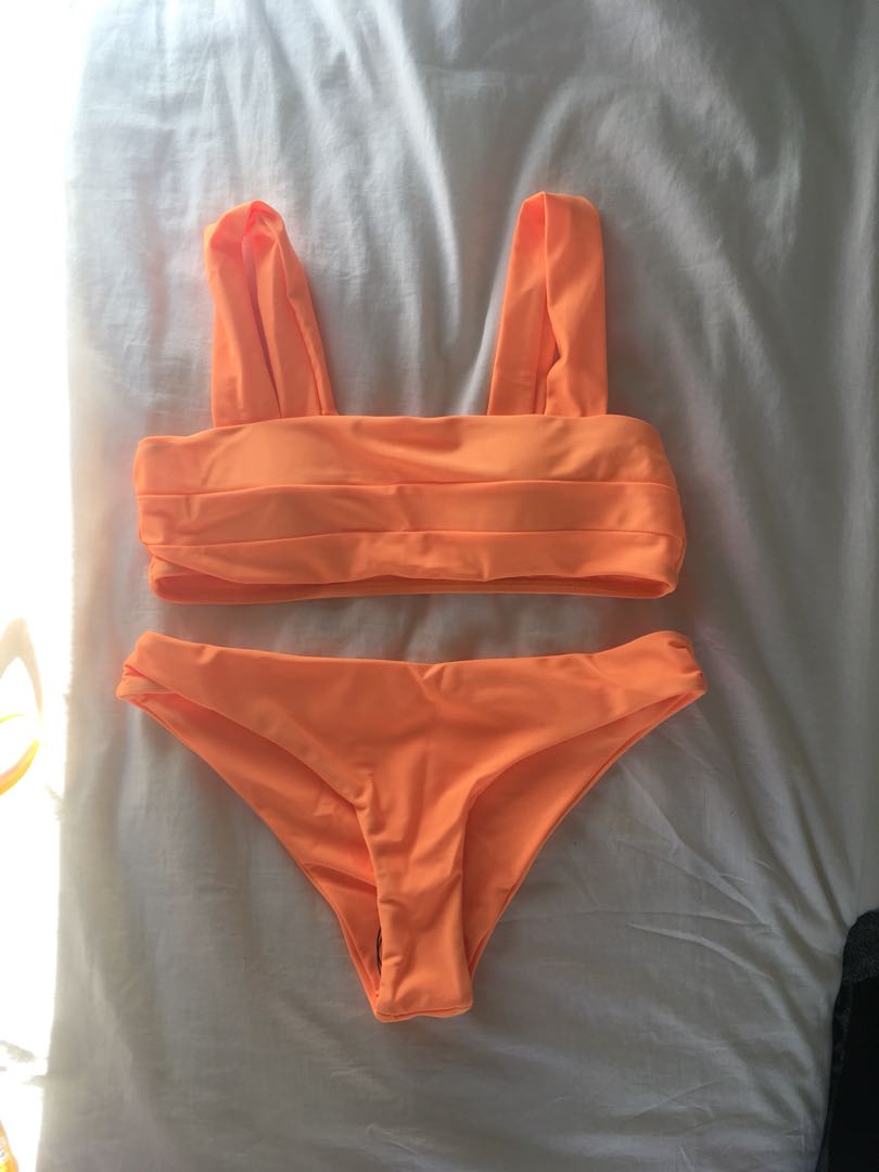 zaful orange bikini