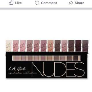 L.A. Girl eyeshadow collection-NUDES