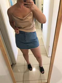 Bardot silky top size 12