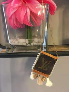 Upcycled LOUIS VUITTON Necklace