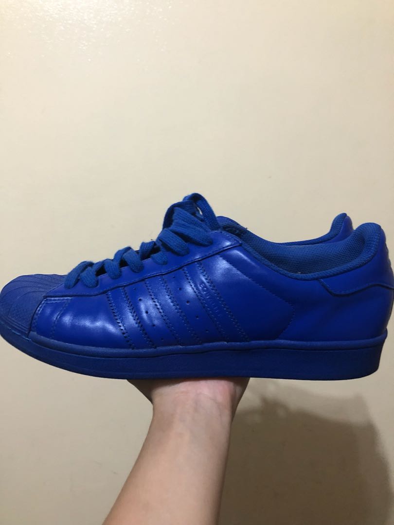 Adidas Superstar Blue, Men's Fashion, Footwear, Sneakers on Carousell