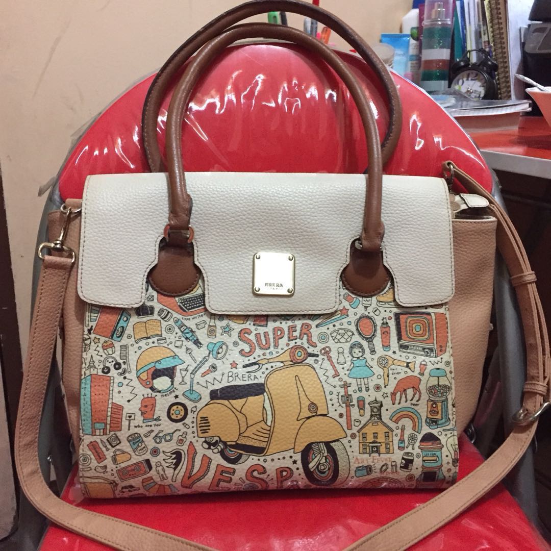 AUTHENTIC BRERA ITALY BAG (repriced), Women's Fashion, Bags & Wallets,  Cross-body Bags on Carousell