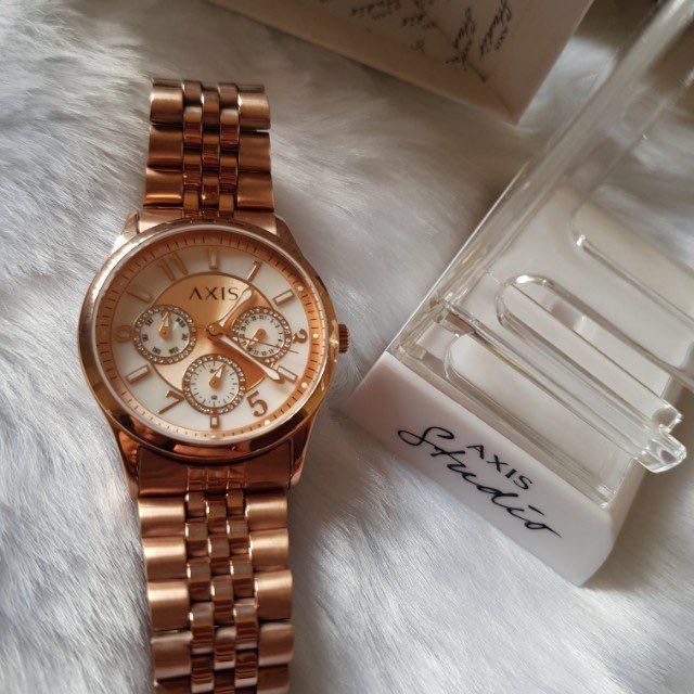 BNEW Original Rosegold Axis Studio Watch med dial retails at Php5490 Women s Fashion Watches Accessories Watches on Carousell