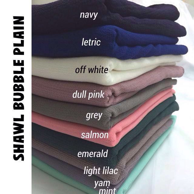 Shawl hotsell bubble plain