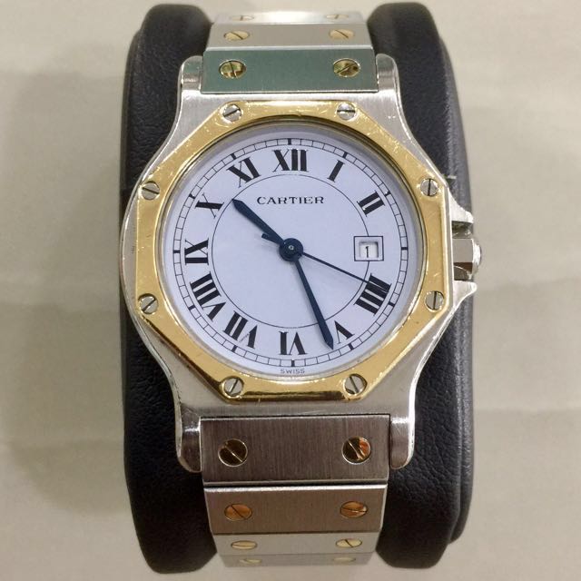 Cartier Santos Octagon Boys Size AT