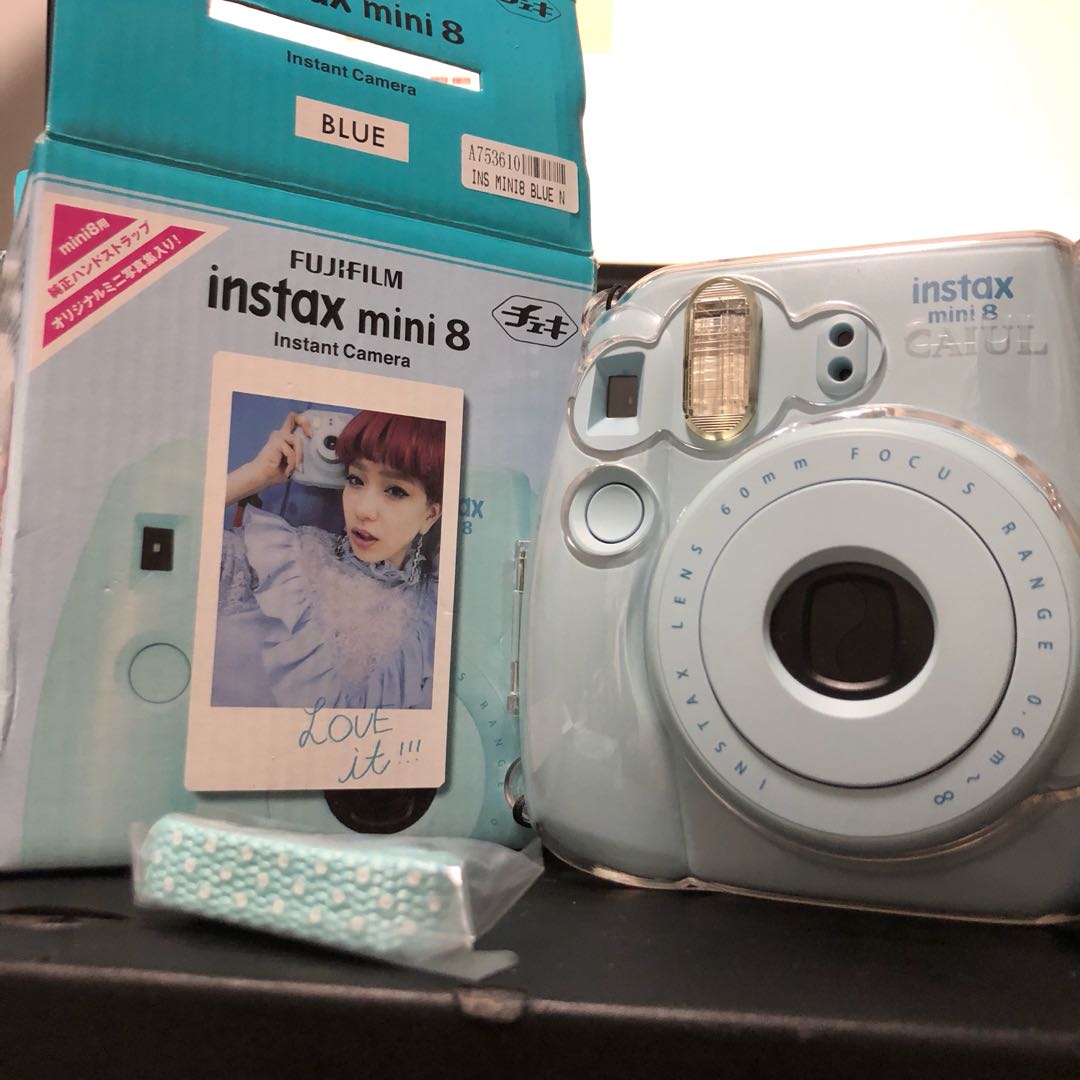 Fujifilm Instax Mini 8 Instant Film Camera Tiffany Blue Polaroid Photography On Carousell