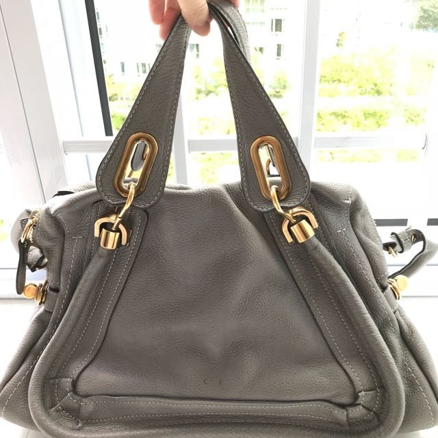 Chloe handbag grey hot sale