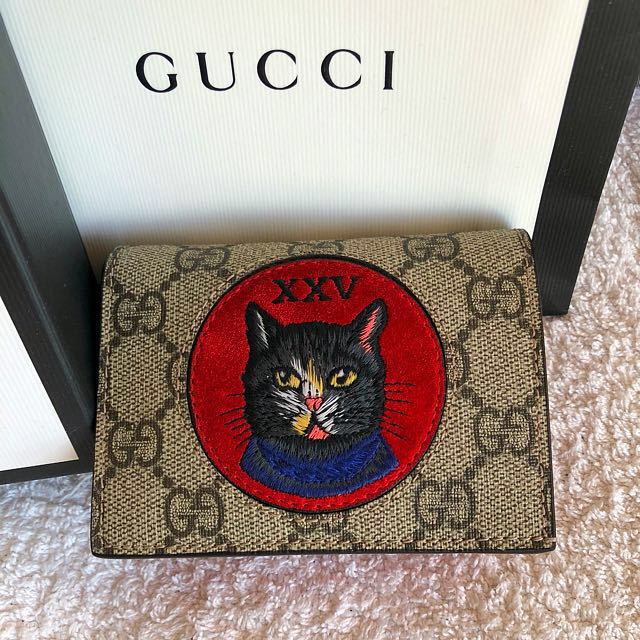 gucci mystic cat wallet