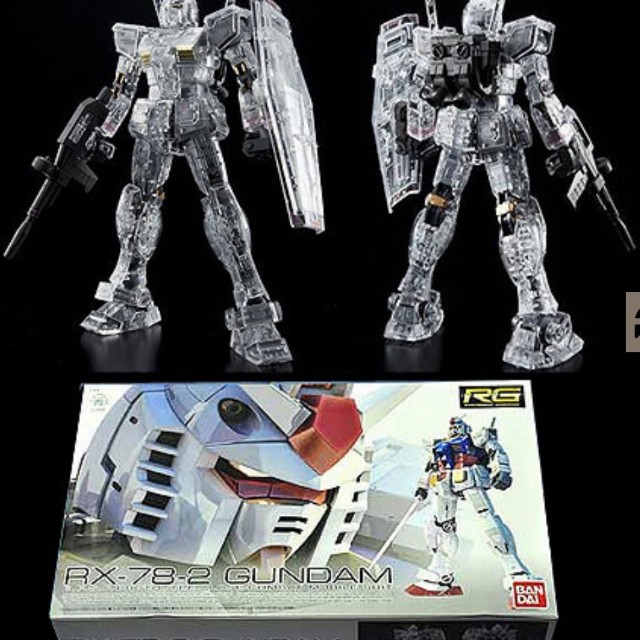 Gunpla Expo Limited Rg Rx 78 2 Gundam Mechanical Clear Ver Very Rare Toys Games Other Toys On Carousell