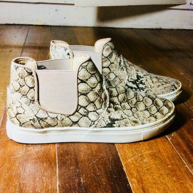 snake print sneakers h&m