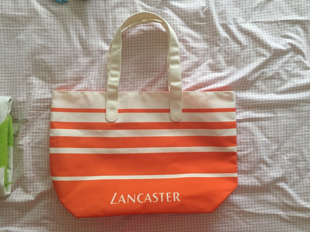 orange beach bag