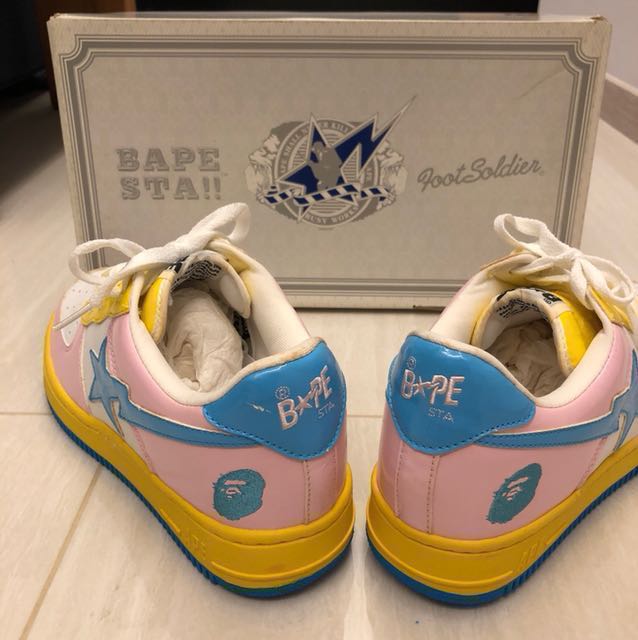 Bape cotton candy shop shoes