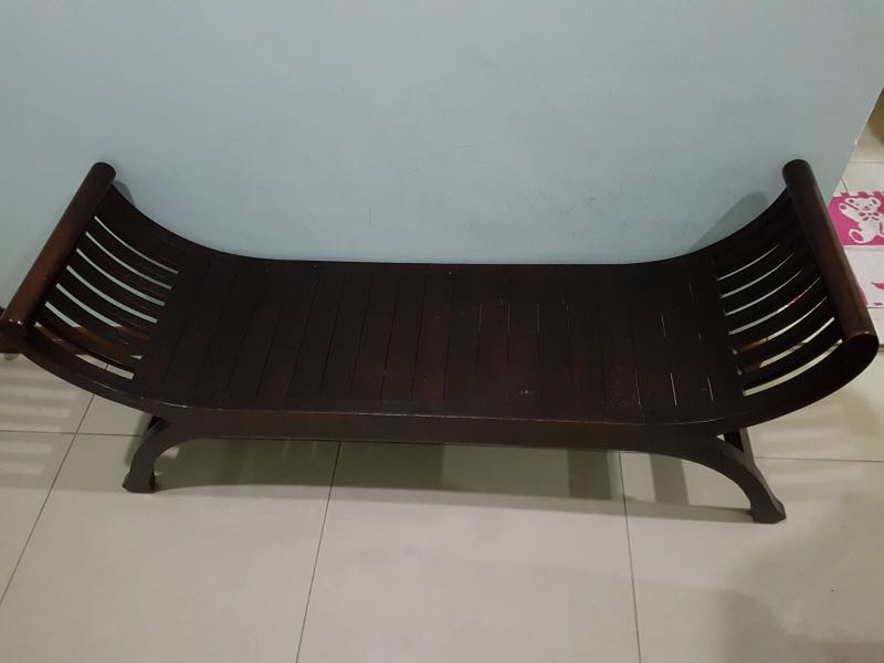 [PENDING] TEAK WOOD CHAIR, Furniture & Home Living, Furniture, Chairs ...