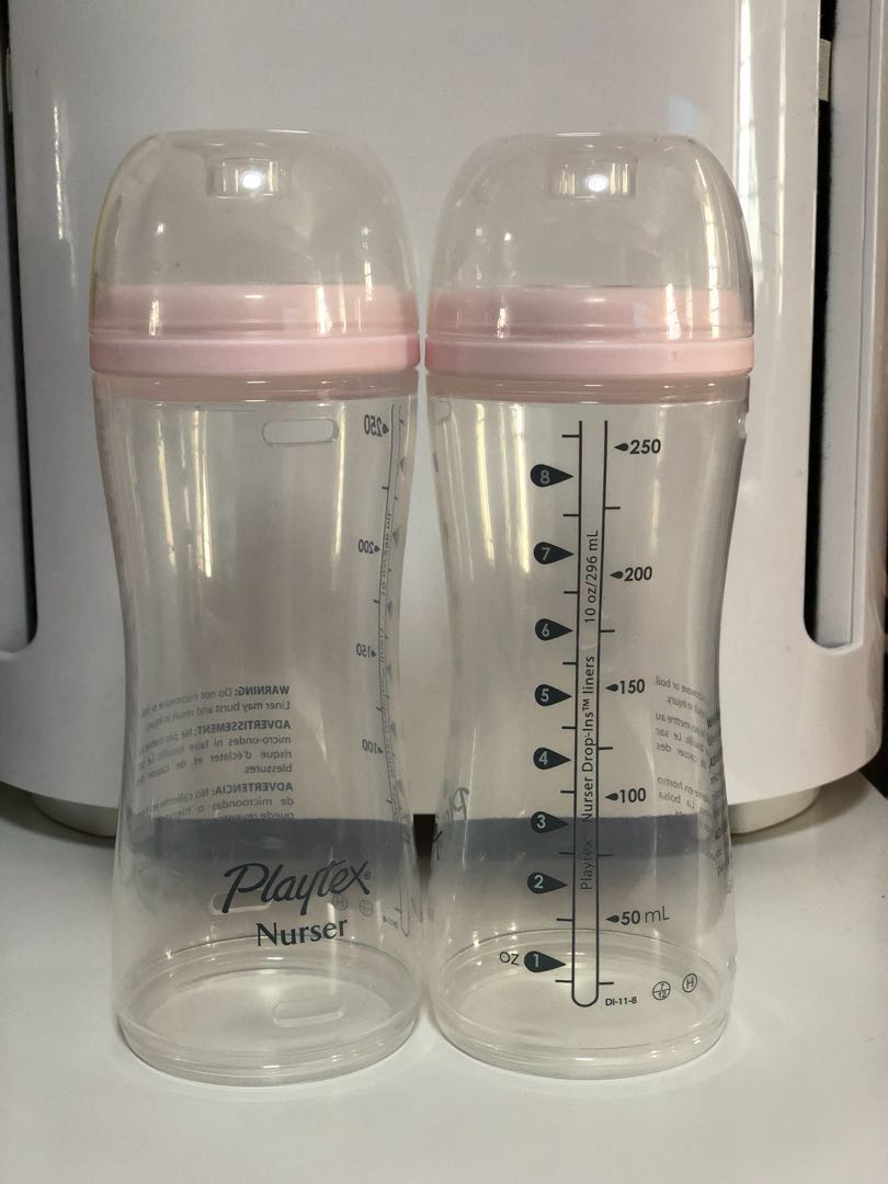 Playtex Nurser Bottles 250ml, Babies & Kids, Nursing & Feeding