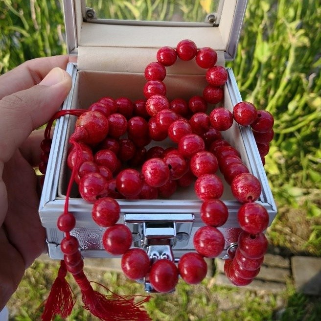 Red Coral Marjan Tasbih Antiques Vintage Watches Jewellery On Carousell