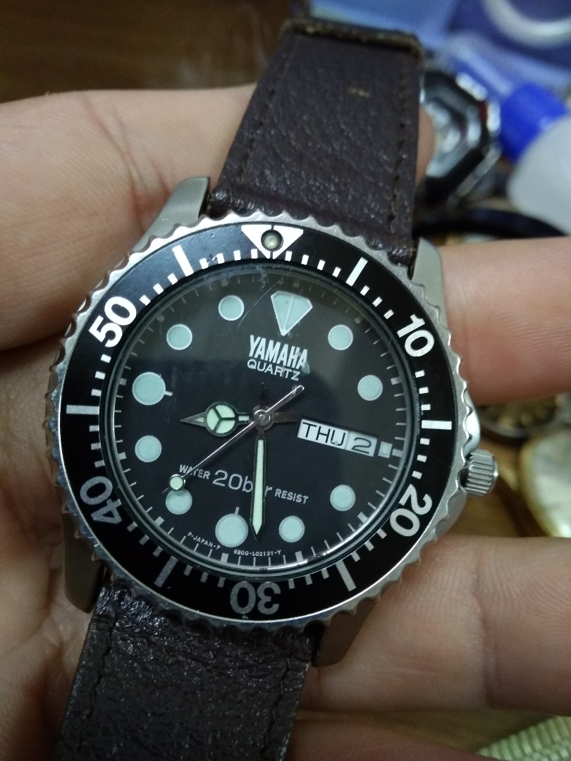 Vintage Yamaha dive watch by citizen vega