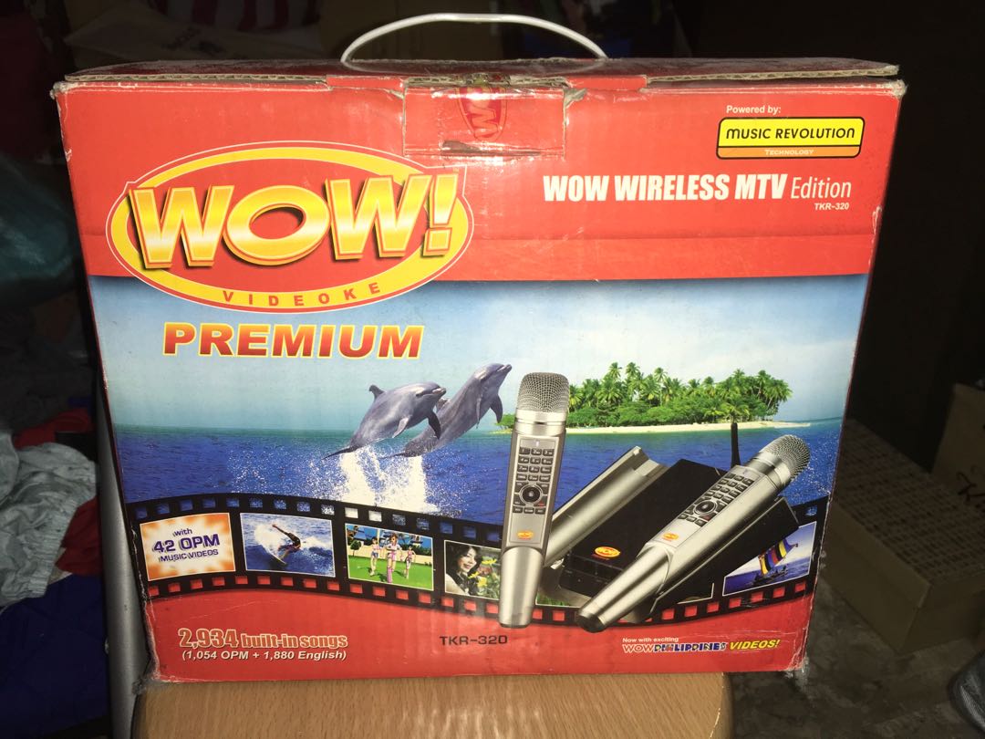 WOW! Videoke Premium WOW Wireless MTV Edition TKR320, Audio